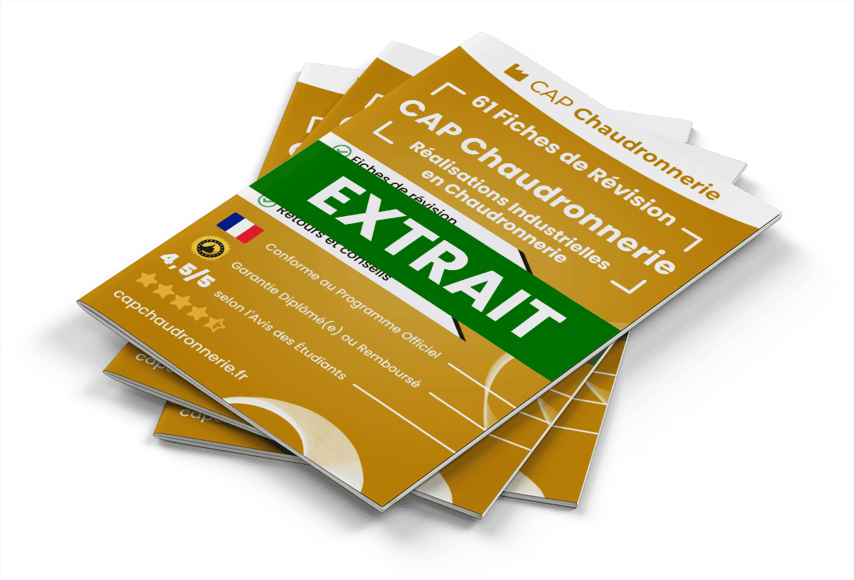 Extrait Fiches Révision gratuites CAP Chaudronnerie